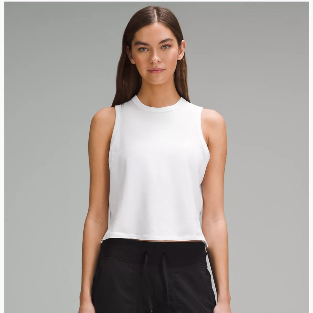 Lululemon Classic-fit Cotton blend tank top